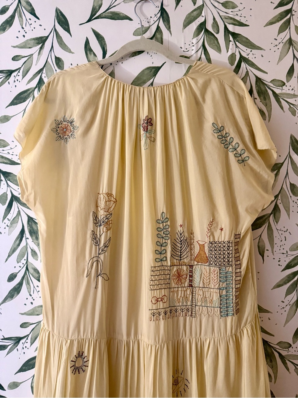 Zara Embroidered Maxi Dress - Picture 2 of 8
